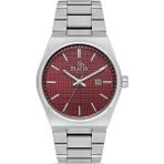 Platin PL-1070GA-A8 Erkek Kol Saati - Bordo - Gri