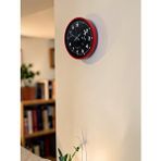 Platin Prestij Kırmızı 36 Cm Atatürk Tasarımlı Duvar Saati