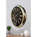 Platin Prime Aurea Gold 52 Cm Metal Duvar Saati Altın