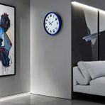 Platin Royal Lacivert 36 Cm Duvar Saati