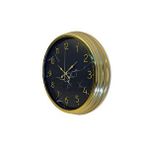 Platin Royal Marble Gold 40 Cm Metal Duvar Saati Altın