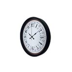 Platin Siyah Motifli 36 Cm Duvar Saati