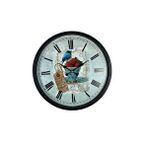 Platin Siyah Paris Garden Dekoratif 36 Cm Duvar Saati