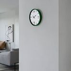 Platin Yeşil Aura 36 Cm Standart Duvar Saati