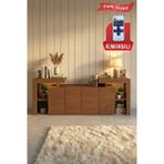 PlatinReyon Burc Ledli Konsol 200 cm - 50 - Ceviz