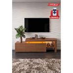 platinreyon Luma Led Işıklı Tv Ünitesi 160 Cm - Modern Tv Sehpası Ceviz