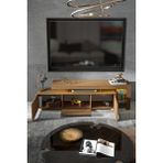 PlatinReyon Luma LED Işıklı Tv Ünitesi - Açık Ceviz