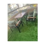 Plato Balkon Halısı Ve Yeşil Kaymaz Jel Taban Halı