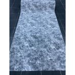 Plato Jel Kaymaz Taban Yıkanabilir Yumuşak Yüzey Kesme Halı Yolluk - Gri - 100 x 380 cm