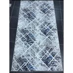 Plato Jel Kaymaz Taban Yıkanabilir Yumuşak Yüzey Kesme Halı Yolluk - Mavi - 150 x 261 cm