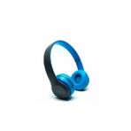 Platon Unisex Mavi Extra Bass Wireless 5.0 Radyolu Bluetooth Kulaklık P47