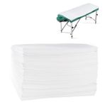 Platonee Tek Kullanımlık Yatak Çarşafları 35 Adet, 80 cm x 180 cm Masaj Masa Çarşafları, Su Geçirmez Yatak Örtüsü Spa Dövme Kirpik yatağı için Dokumasız Kumaş