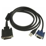 Platoon 1.8 Metre DVI DVI 30+5 VGA USB M1 Kablo DVI M1-Da (30 + 5) Pin Er