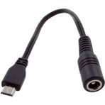 Platoon 5.5 mm 2.5 mm Micro USB Çevirici Kablo Standart Uç Mikro USB Çevirici Kablo