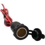 Platoon Montaj Tipi Dişi Çakmak Soketi Kablolu Dişi Çakmak Soketi Vidalı Tip 12 Volt - 24 Volt Dc Araba Oto Çakmak Soketi