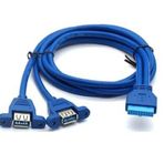 Platoon Motherboard usb uzatma montaj tipi usb 3.0 uzatma kablosu 19 pin usb çevirici 20 pin usb çevirici