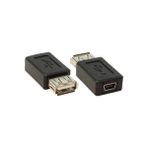 Platoon Ti-Mesh USB 2.0 A F / USB Mini B M Dönüştürücü - Nickel/black