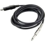 Platoon USB To 6.3 mm Çivi Jack Gitar Saz Bağlantı Kablosu 6.3 mm USB Çevirici