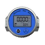 Plawee 1 ADET DN25mm Akış Ölçer Yüksek Hassasiyetli Elektronik Türbin Debimetre Metanol Dijital Yakıt Göstergesi Yağ Türbini Debimetre