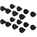 Plawee 16 ADET LED Işık 12 V Araba Oto Tekne Yuvarlak Rocker ON/Off Geçiş SPST Anahtarı