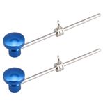 Plawee 2 x Alüminyum Alaşım Bas Beater Kick Drum Ayak Pedal Beater Parçaları