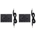Plawee 2X 4 Bağlantı Noktalı Anahtarı, 3,5 mm Seçici, Stereo AUX Seçici, Anahtarı Kutusu, 4 Giriş, 1 Çıkış/1 Giriş 4 Çıkışlı