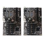 Plawee 2X B250 BTC Madenci Anakart 12XGraphics Kart Yuvası LGA 1151 DDR4 SATA3.0 USB3.0 Düşük Güç BTC Madenci Madencilik için