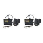 Plawee 2X4 Band EQ Ekolayzer -3 Akustik Gitar Bas EQ Preamp Dijital Tuner ile Gitar Pickup