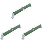 Plawee 3X 200W Watt 100 Ohm Seramik Tüp Ayarlanabilir Reostat Direnci Yeşil
