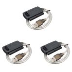 Plawee 3X USB 2.0 Erkek IDE SATA 2.5 "3.5" Dönüştürücü Adaptör Kablosu Sabit Disk HDD Siyah