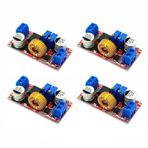 Plawee 4 adet XL4015 5A DC DC güç dönüştürücü 4-38V 1.25-36V CC CV LED sürücü şarj kurulu lityum şarj modülü