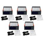 Plawee 5X ETC-3000 Mini Sıcaklık Buzdolabı Termostat Regülatörü Termoregülatör Çift Sensör 220V