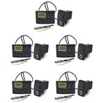 Plawee 5X4 Band EQ Ekolayzer -3 Akustik Gitar Bas EQ Preamp Dijital Tuner ile Gitar Pickup