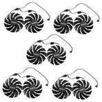 Plawee 5X88 MM Grafik Ekran Kartı Fan Soğutucu T129215SU PLD09210S12HH GTX 1050 1060 1070 Ti RX 480 470 G1