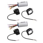 Plawee 6X Denetleyici Fren LCD Ekran 24 V 250 W Elektrikli Scooter Denetleyici Fırçasız Motor Elektrikli Bisiklet Aksesuar Seti