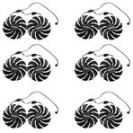 Plawee 6X88 MM Grafik Ekran Kartı Fan Soğutucu T129215SU PLD09210S12HH GTX 1050 1060 1070 Ti RX için