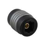 Plawee Hoparlör DVD Oynatıcı Dijital Optik Kablolar Adaptörü Taşınabilir CD Fiber Optik Kadın Genişletici Uzatma Çoğaltıcı 1 Adet