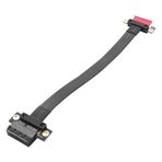 Plawee Pci-E Pci Express 1X To 1X Slot Riser Card Converter Extender Ribbon Adapter Extension Cable Pci-E X1 Gold Plated For Btc Mining