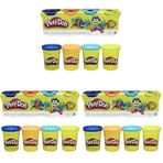 Play-Doh 4'Lü Çocuk Oyun Hamuru 3lü paket