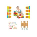 Play Doh Bebeğimin İlk Oyuncakları Hediyelik Set, Bloklar, Oyun Hamuru, Kalıp, Merdane