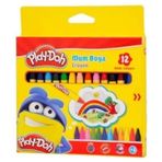 Play Doh CR004 Crayon 12 Renk Mum Boya