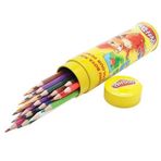 Play-Doh KU005 12 Renk Kuru Boya