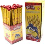 Play-Doh Oluklu Jumbo Üçgen Kurşun Kalem 40'lı Stand - Tek Ebat - Renkli