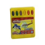 Play Doh Play-Cr015 6 Renk Jel Crayon Mum Boya