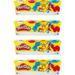 Play-Doh Play Doh Oyun Hamuru 4'lü 448 gr 4 Adet - Renkli