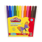 Play Doh PLAY-KE005 12 Renk 2 mm Keçeli Kalem Pvc