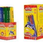 Play Doh PLAY-KK003 Üçgen 36'lı Stand Kurşun Kalem