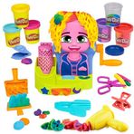 Play-Doh Renkli Kuaför Salonu Oyun Hamuru Seti, 6 Kutu, 3 Yaş Ve Üzeri Kız Ve Erkek Çocuklar İçin Oyuncaklar