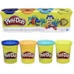 Play-Doh Tatlı Renkler Oyun Hamuru 4'lü Paket | Her Biri 113 g (4 oz) Kutu | 2 Yaş ve Üzeri Çocuklar İçin | Sanat ve El İşi Etkinlikleri ile Parti Hediyeleri İçin İdeal