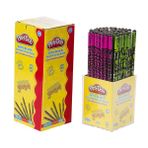 Play-Doh Zebra Desenli Yuvarlak Kurşun Kalem 72'Li Stand PLAY-KK010